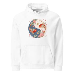 Sudadera con capucha eco unisex Ying Yang Koi