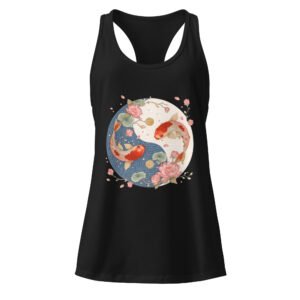 Camiseta de tirantes ajustada para mujer Koi