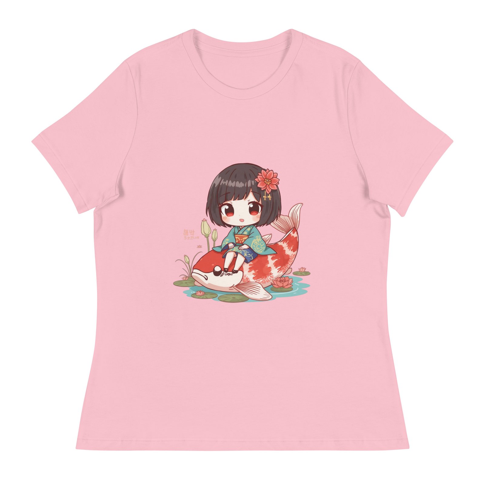 Camiseta suelta mujer Japo sobre carpa - Imagen 9
