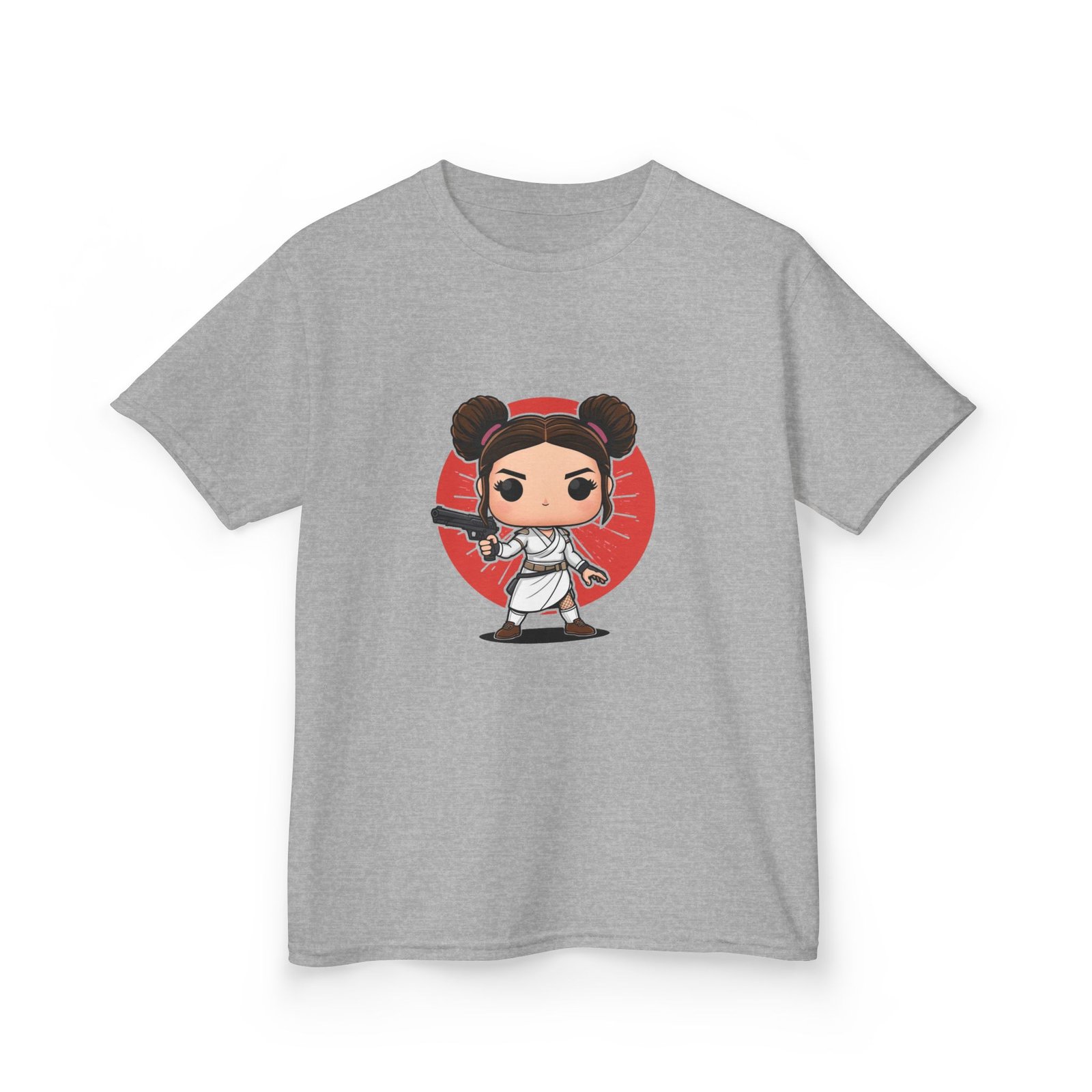 Camiseta niña Chibi Princesa Rebelde | Kawaii galáctica - Imagen 11