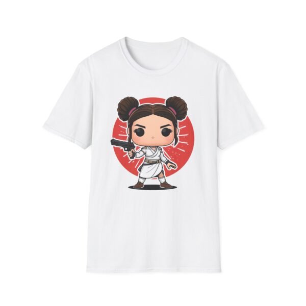 Camiseta unisex Chibi Princesa Rebelde | Kawaii galáctica