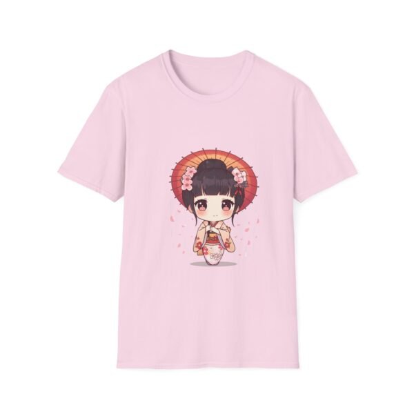 Camiseta unisex Chibi Geisha | Diseño kawaii japonés exclusivo de Frikigirls