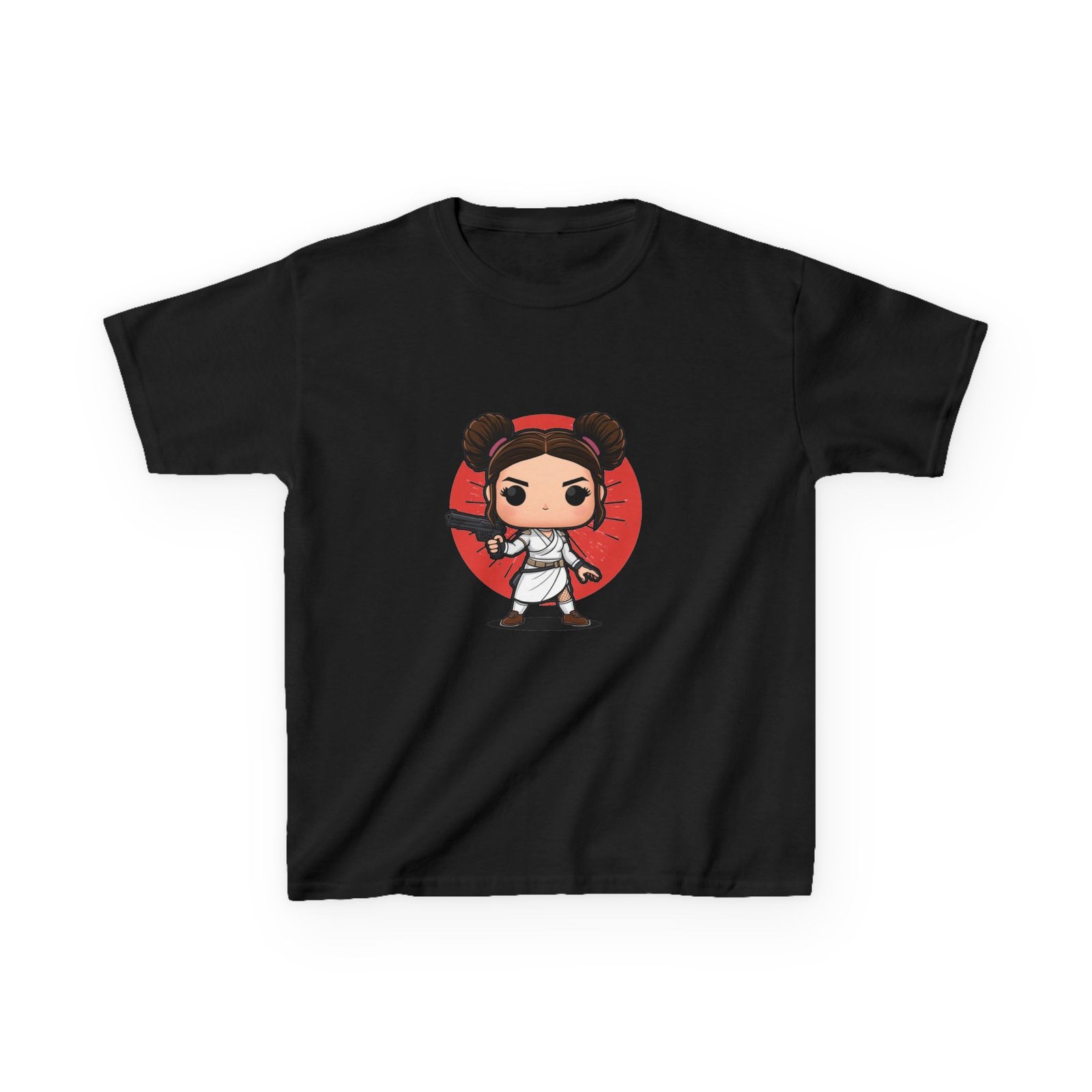 Camiseta niña Chibi Princesa Rebelde | Kawaii galáctica - Imagen 5