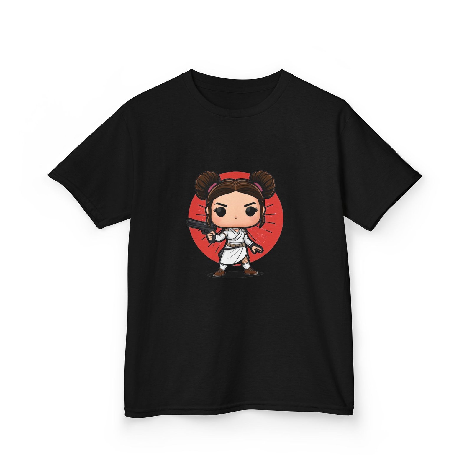 Camiseta niña Chibi Princesa Rebelde | Kawaii galáctica - Imagen 7
