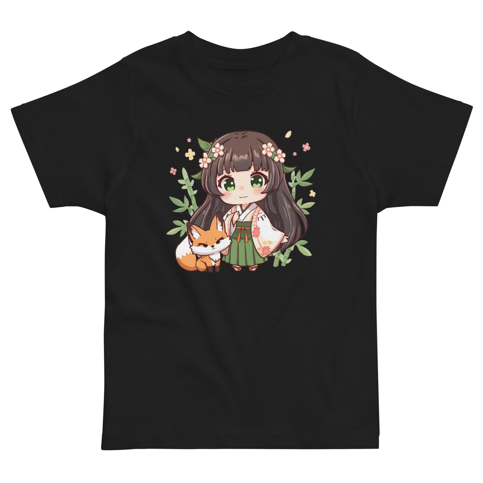 Camiseta niña · Chibi Bosque