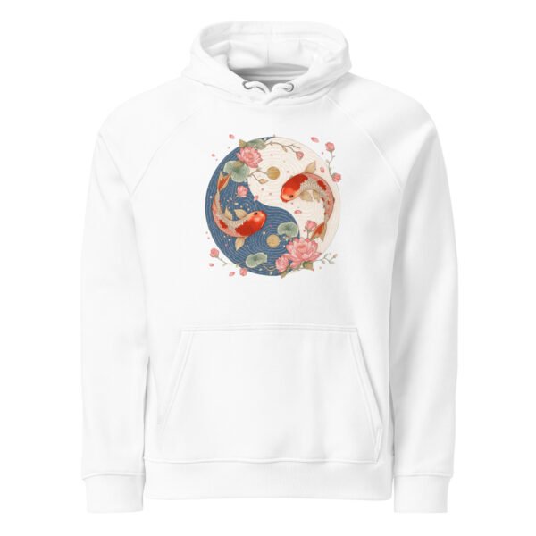 Sudadera con capucha eco unisex Ying Yang Koi